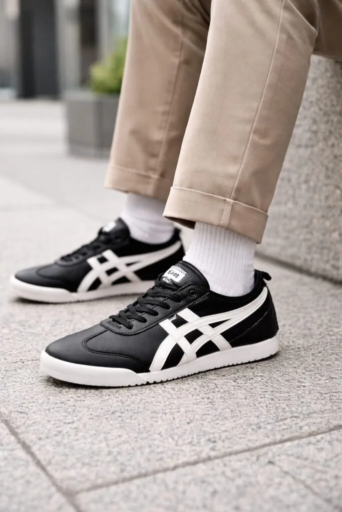 Onitsuka Tiger Mexico 66 Black White Sole